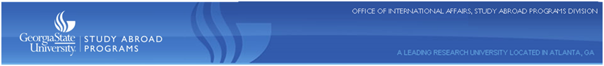 Study Abroad Programs - Georgia State University